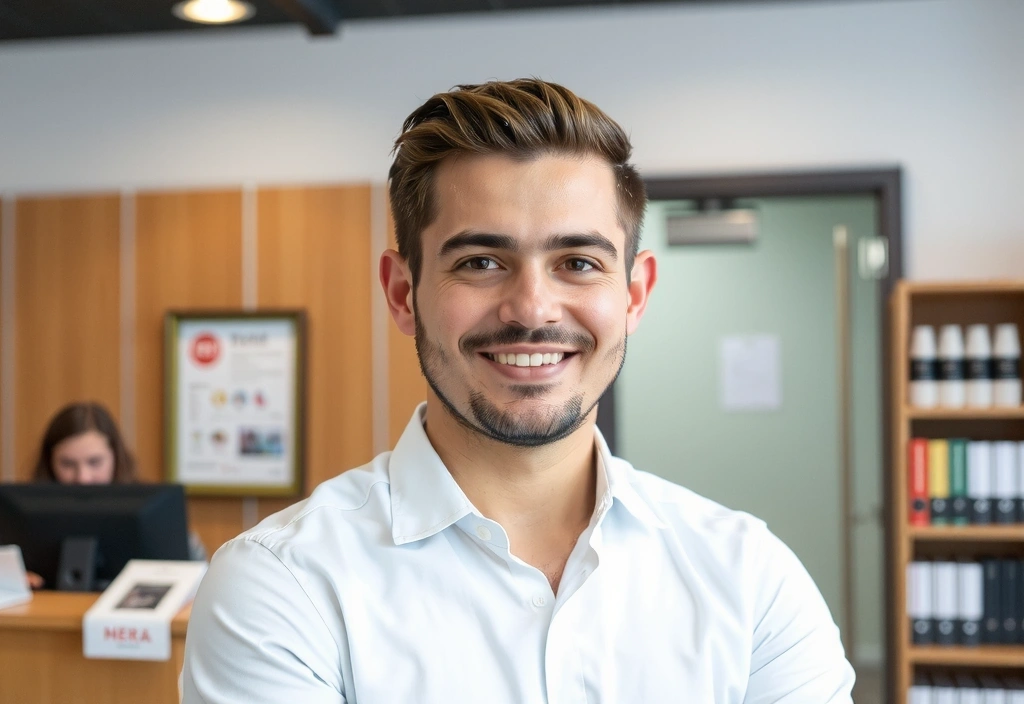 Portrait of Customer Service Manager Hamad Khan