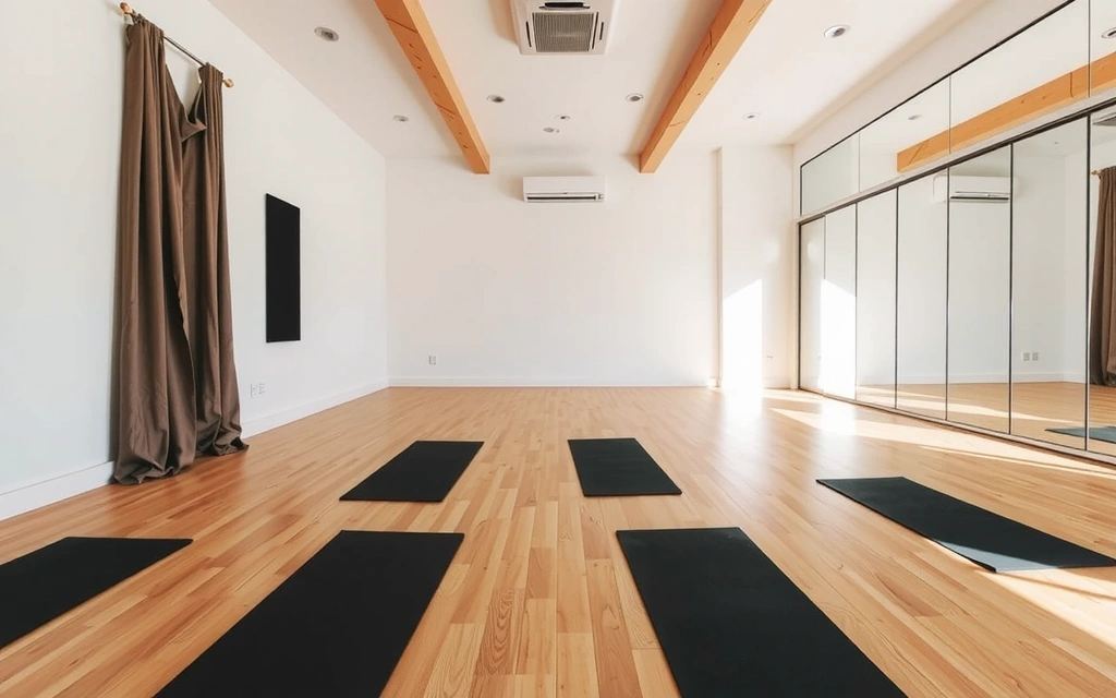 Group Fitness Studio ready for classes