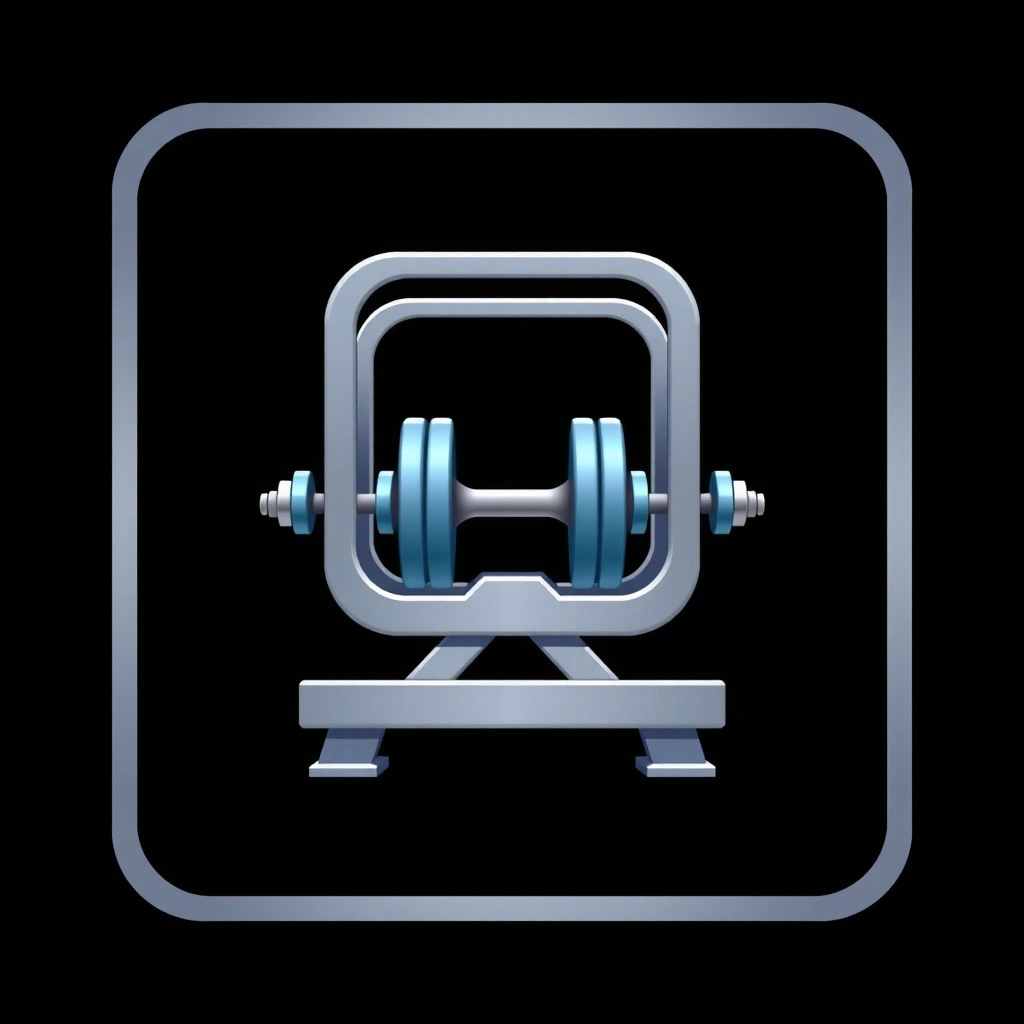 Icon representing state-of-the-art equipment