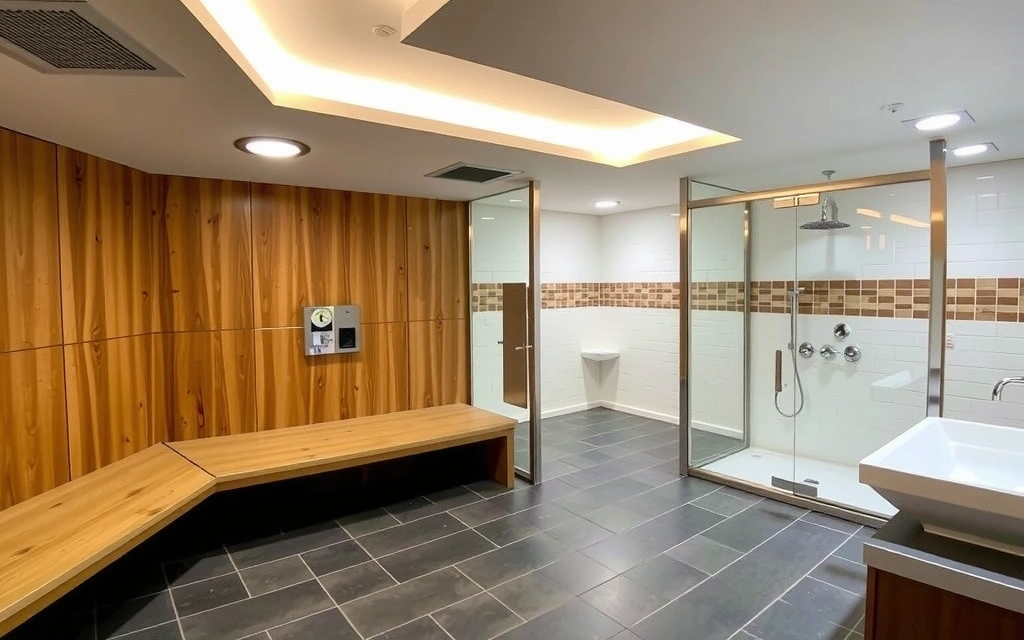 Locker Rooms and Spa Facilities