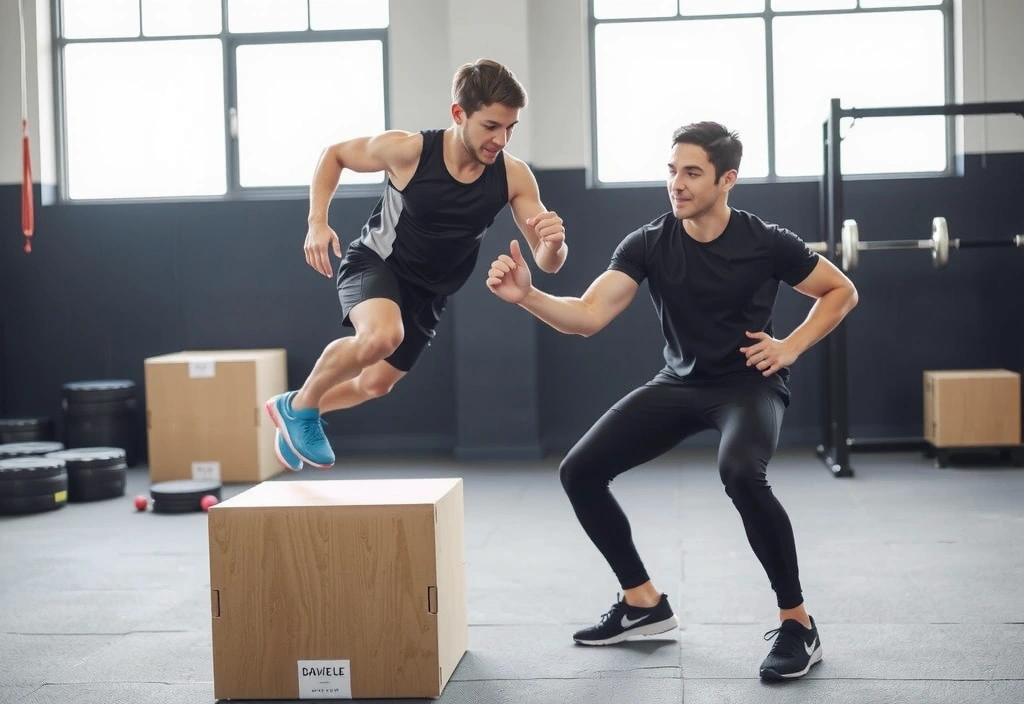 David Lee coaching an athlete